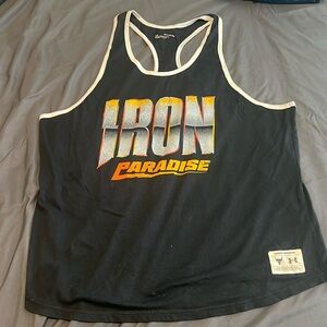Under Armour Project Rock Iron Paradise Gym Tank Top Mens